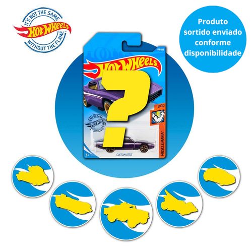 Carrinho Hot Wheels Surpresa - Unitário e Sortido - 1:64 - Mattel