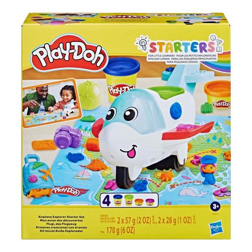 Massa de Modelar - Kit Inicial Avião Explorador - Play-Doh - Hasbro