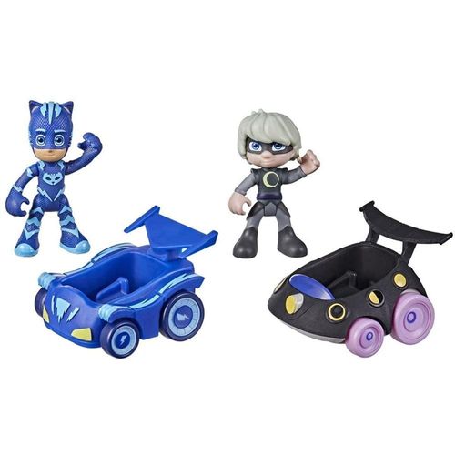 Conjunto de Veículos com Mini Figuras - Menino-Gato e Garota Lunas - PJ Masks - Hasbro