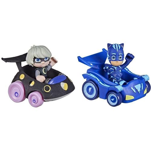 Conjunto de Veículos com Mini Figuras - Menino-Gato e Garota Lunas - PJ Masks - Hasbro