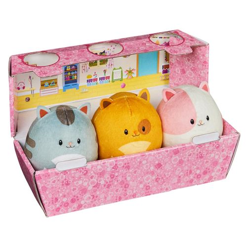 Conjunto de Mini Pelúcias - Hamster Kitties - Casa da Gabby - 7 cm - Sunny