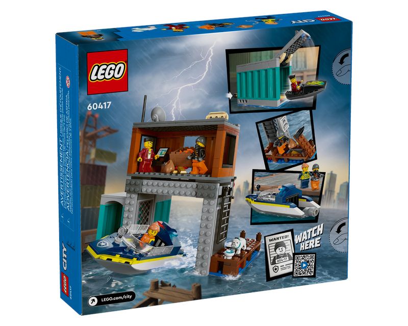 LEG60417---LEGO-City---Lancha-da-Policia-e-Esconderijo-dos-Bandidos---311-Pecas---60417-7