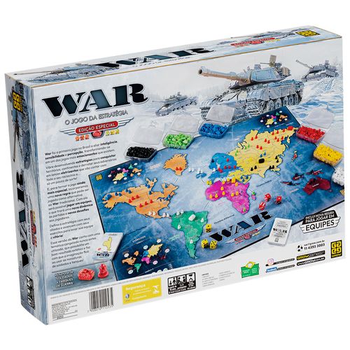 Jogo de Tabuleiro - War - Edição Especial - Grow