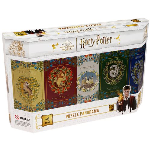 Quebra-Cabeça - Harry Potter - Panorama - 350 Peças - Grow