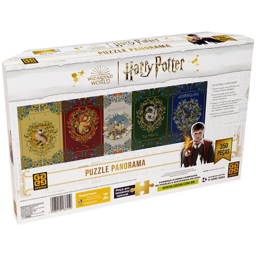 Quebra-Cabeça - Harry Potter - Panorama - 350 Peças - Grow