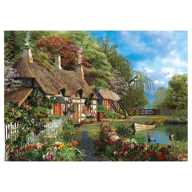 GRO02963---Quebra-Cabeca---Casa-no-Lago---1000-Pecas---Grow-2
