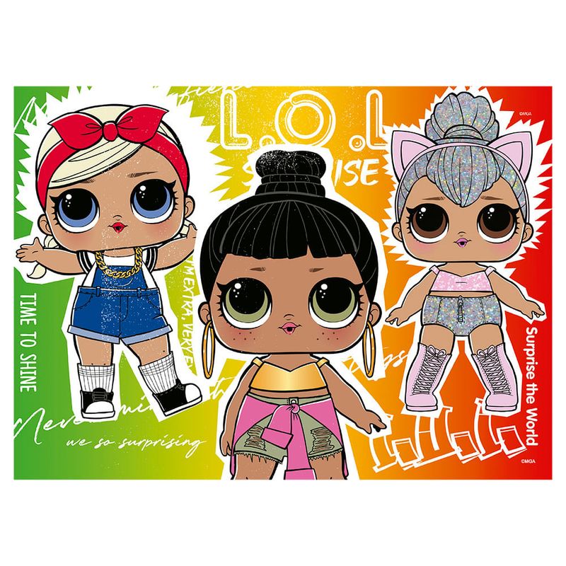 GRO03633---Quebra-Cabeca---LOL-Surprise---100-Pecas---Grow-2