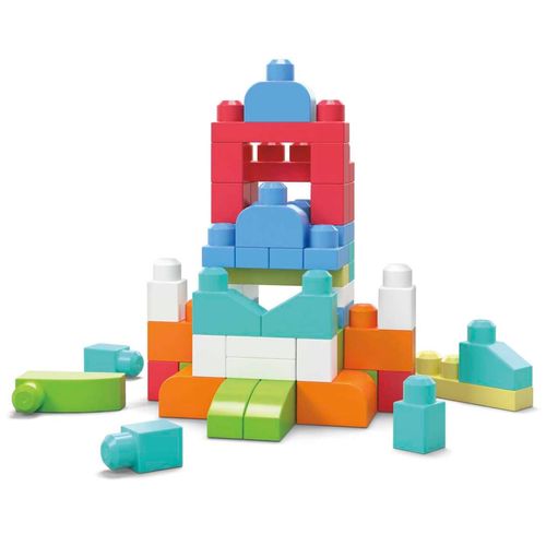 Blocos de Montar - Bolsa de Construção - Vermelho - 60 Peças - Mega Bloks - Fisher-Price