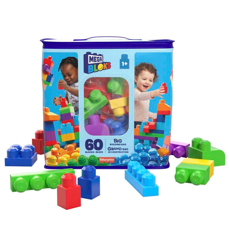 MATDCH55---Blocos-de-Montar---Bolsa-de-Construcao---Azul---60-Pecas---Mega-Bloks---Fisher-Price-1