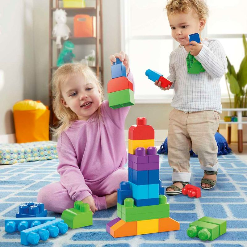 MATDCH55---Blocos-de-Montar---Bolsa-de-Construcao---Azul---60-Pecas---Mega-Bloks---Fisher-Price-5