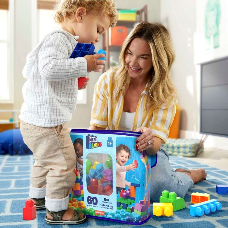 MATDCH55---Blocos-de-Montar---Bolsa-de-Construcao---Azul---60-Pecas---Mega-Bloks---Fisher-Price-6