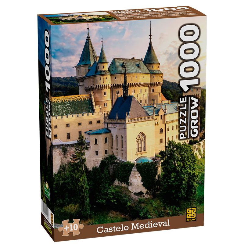 GRO04256---Quebra-Cabecas---Castelo-Medieval---1000-Pecas---Grow-1