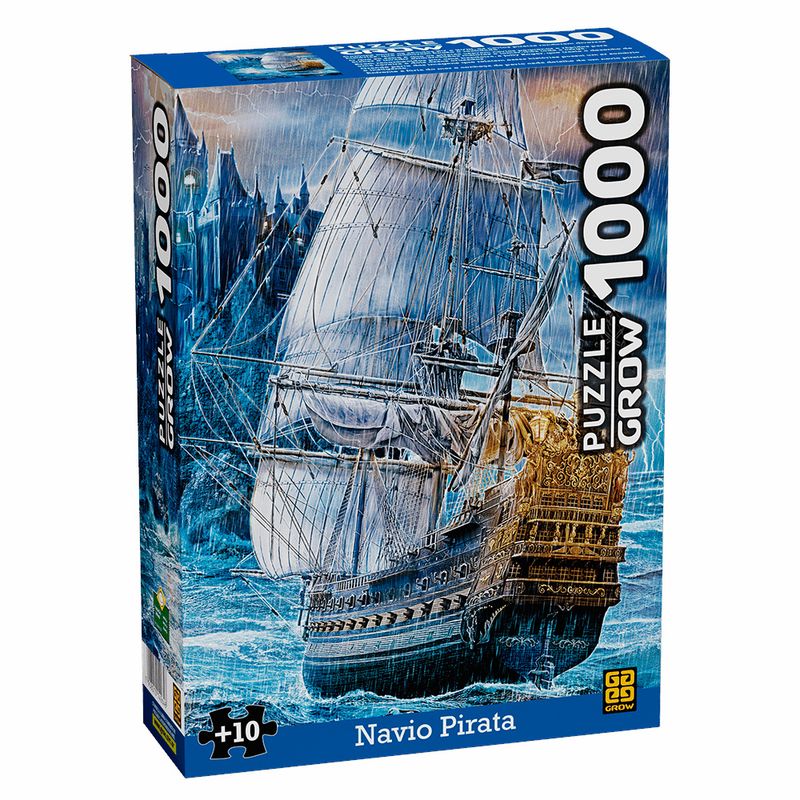 GRO04264---Quebra-Cabecas---Navio-Pirata---1000-Pecas---Grow-1