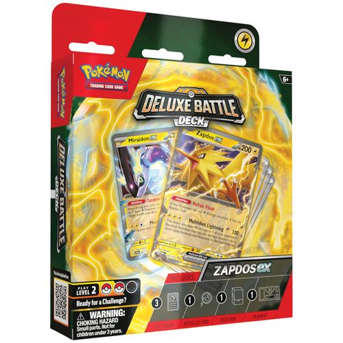 Jogo de Cartas Pokémon - Zapdos Ex - Batalha Deluxe - Copag