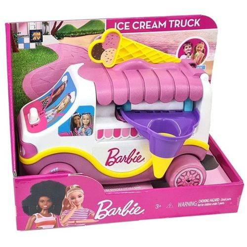 Veículo Roda Livre Barbie - Caminhão de Sorvete - Fun