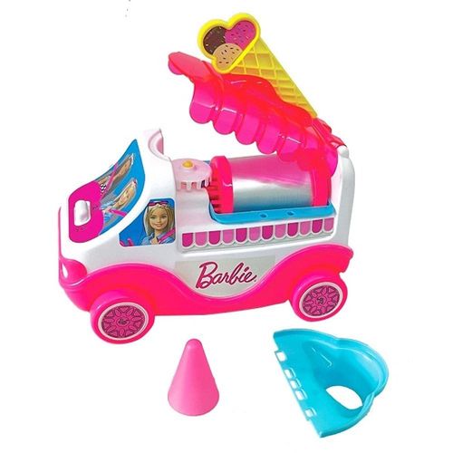 Veículo Roda Livre Barbie - Caminhão de Sorvete - Fun