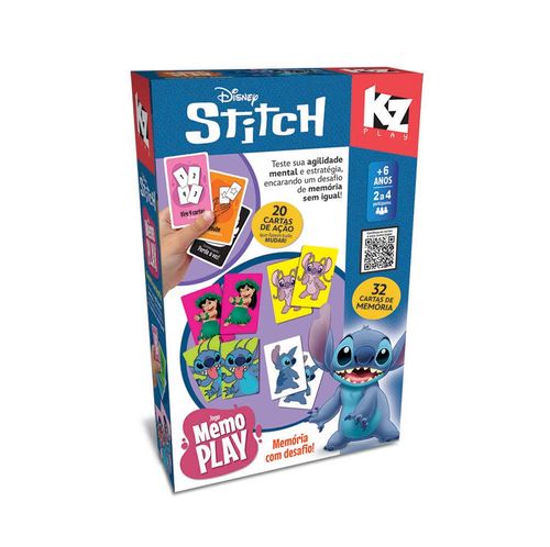 Jogo da Memória - Stitch - Memo Play - Disney - Elka