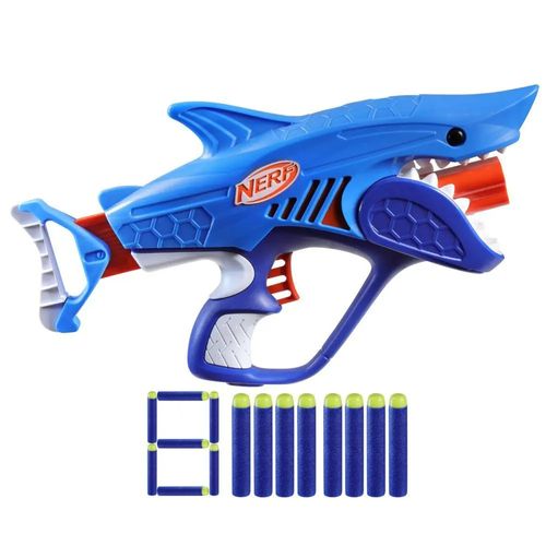 Lançador de Dardos Nerf - Sharkfire - Nerf Wild - Hasbro