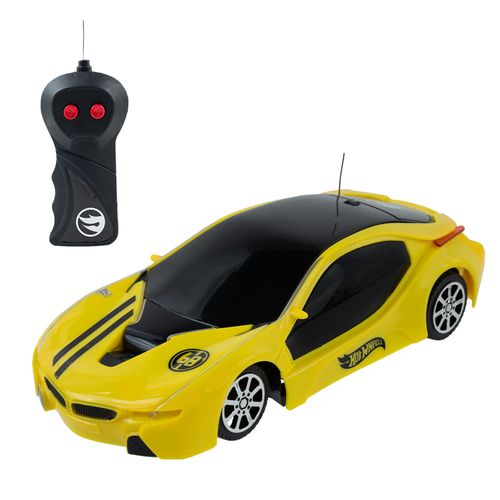 Carrinho de Controle Remoto - Dreamer - Hot Wheels - Amarelo - Candide