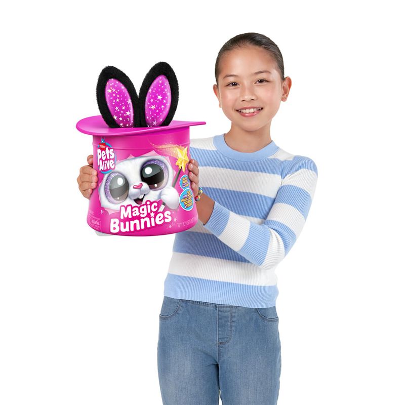 CAN1236-PRETO---Pelucia-Interativa-com-Som-e-Luz---Magic-Bunnies---Pets-Alive---Preto---Candide-4