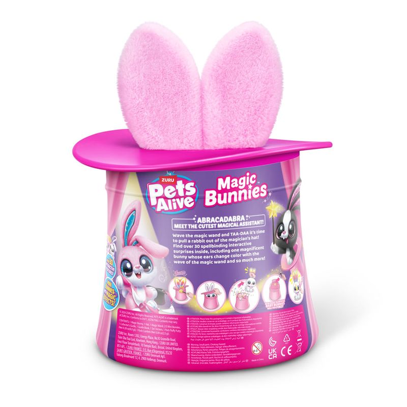 CAN1236-ROSA---Pelucia-Interativa-com-Som-e-Luz---Magic-Bunnies---Pets-Alive---Rosa---Candide-5