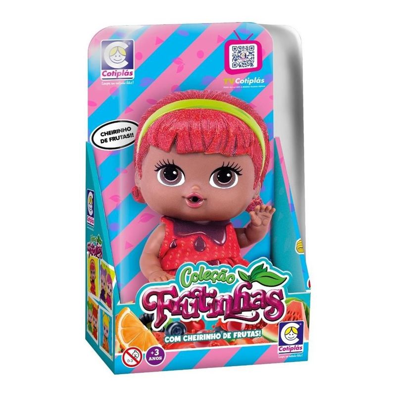 COT2513---Boneca-Perfumada---Morango-com-Chocolate---Colecao-Frutinhas---18-cm---Cotiplas-2