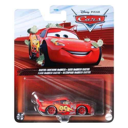 Carrinho Disney - Relâmpago McQueen Cactus - Carros da Pixar - Mattel