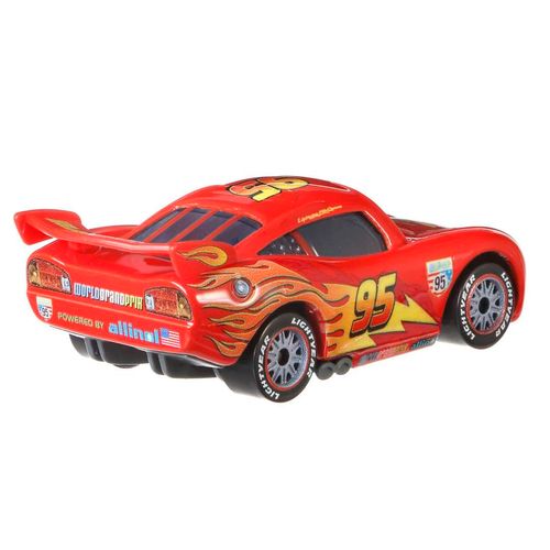 Carrinho Disney - Relâmpago McQueen com Rodas de Corrida - Carros da Pixar - Mattel