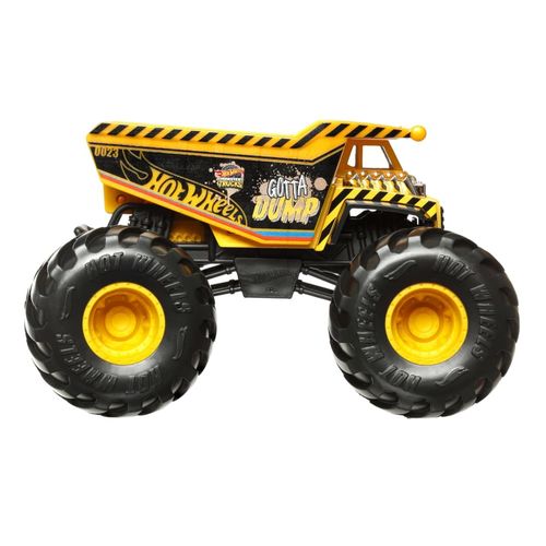 Carrinho Hot Wheels - Gotta Dump - Monster Trucks - 20 cm - 1:24 - Mattel