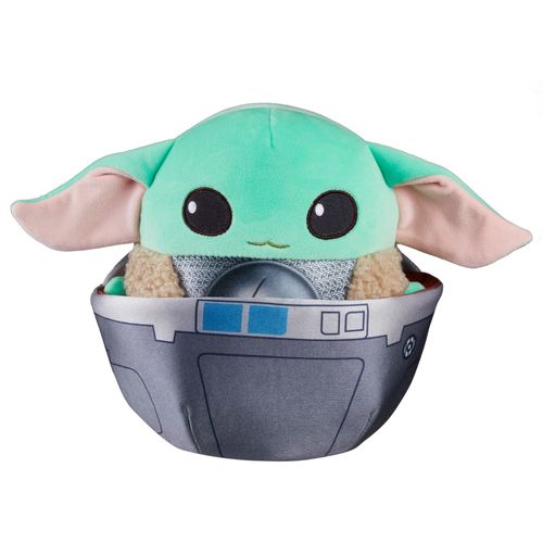 Pelúcia Star Wars - Grogu no Carrinho de Bebê - Cuutopia - 17 cm - Mattel