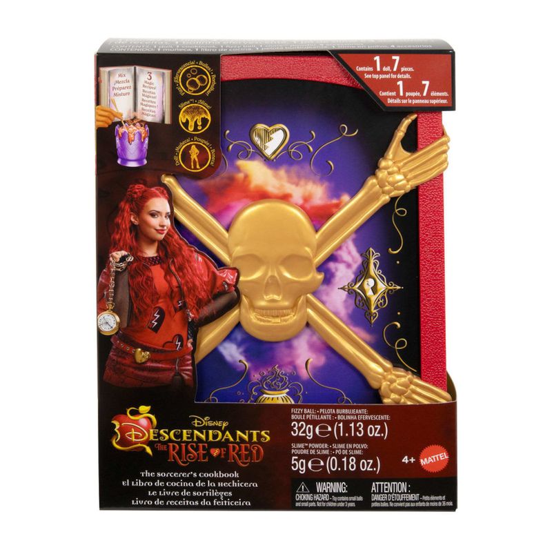 MATHWH95---Livro-com-Boneca-Disney---Livro-de-Receitas-da-Red---Descendentes---Mattel-2