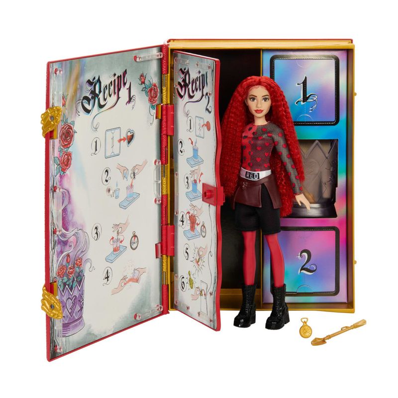 MATHWH95---Livro-com-Boneca-Disney---Livro-de-Receitas-da-Red---Descendentes---Mattel-4
