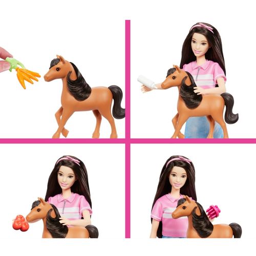 Playset com Boneca Barbie - Estábulo com Pônei - Barbie Mysteries - Mattel