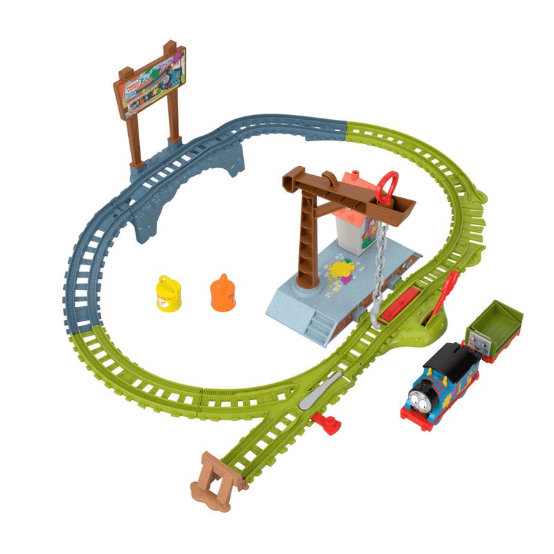 MATHTN34---Locomotiva-Motorizada---Entrega-de-Tintas---Thomas-e-Seus-Amigos---Fisher-Price-1