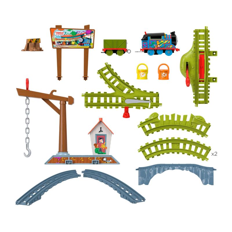 MATHTN34---Locomotiva-Motorizada---Entrega-de-Tintas---Thomas-e-Seus-Amigos---Fisher-Price-3