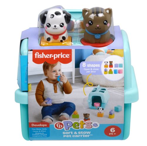 Brinquedo Interativo - Blocos de Animais de Estimação - Fisher-Price