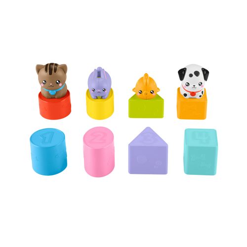 Brinquedo Interativo - Blocos de Animais de Estimação - Fisher-Price