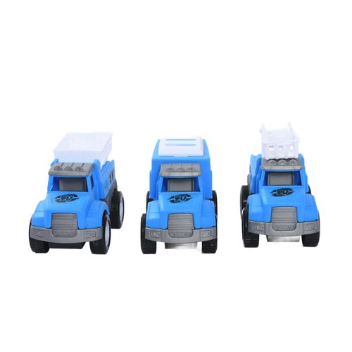 Conjunto de Mini Veículos Roda Livre - Caminhões da Polícia - Hot Speeds - ST Import