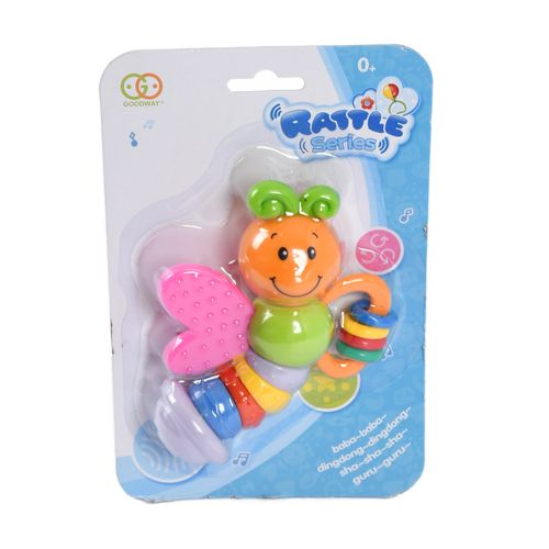 Brinquedo Interativo - Borboleta Chocalho com Mordedor - Rattle Series - ST Import