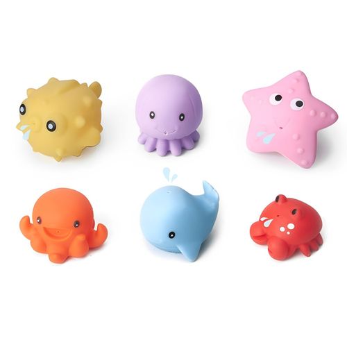 Brinquedo de Banho - Amigos do Mar - Bath Toys - 06 Peças - ST Import