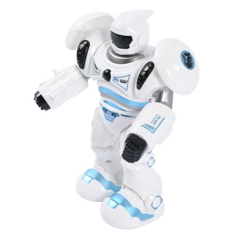 Robô Lança Dardos - Robotics Attack - Luz e Som - 20 cm - ST Import