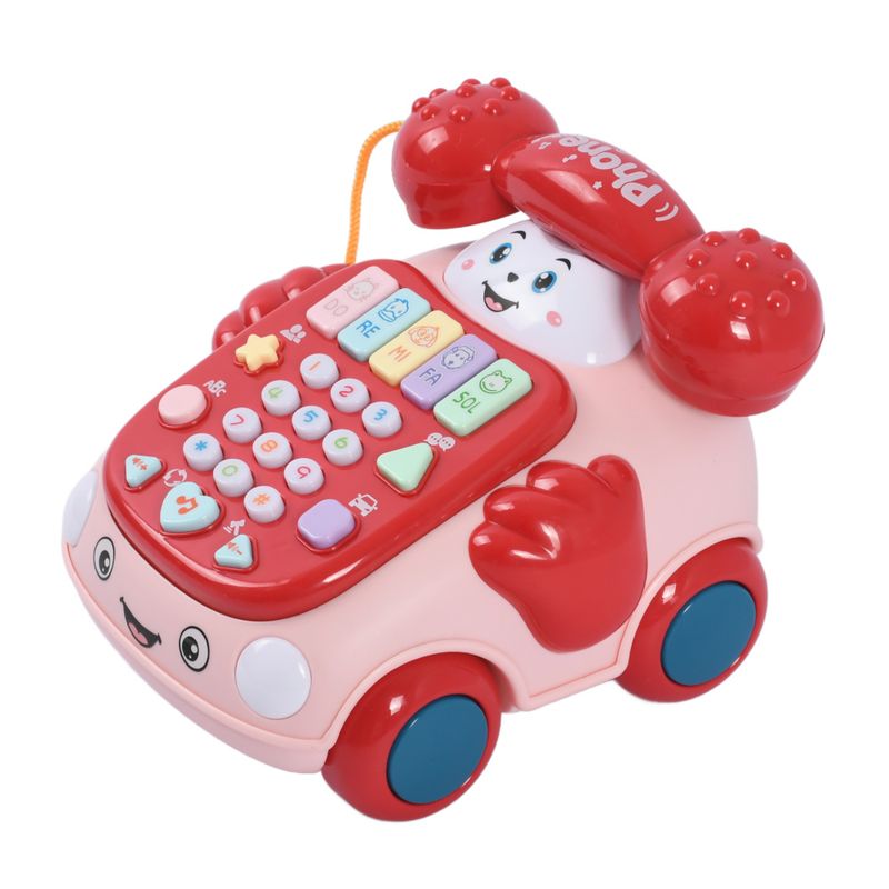 STISL270-VERMELHO---Brinquedo-Interativo-com-Som---Telefone-Carrinho-Musical---Vermelho---ST-Import-3