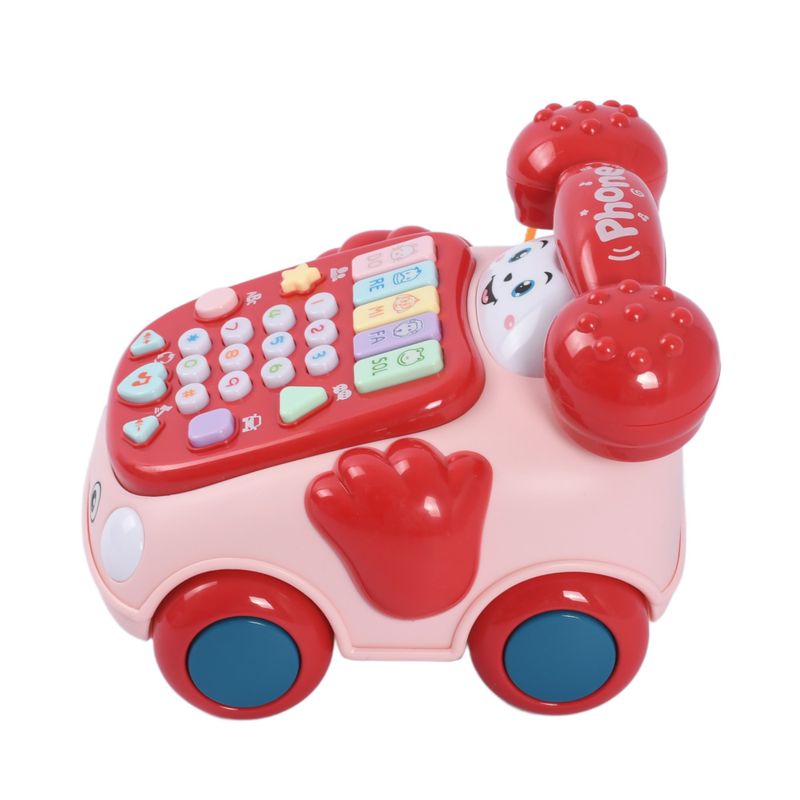 STISL270-VERMELHO---Brinquedo-Interativo-com-Som---Telefone-Carrinho-Musical---Vermelho---ST-Import-4