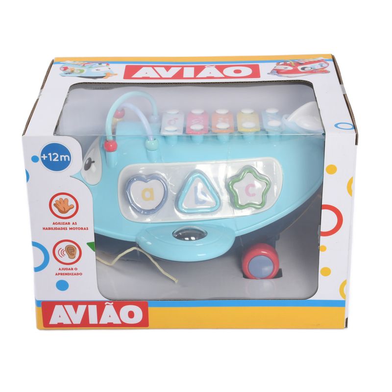STISL277-AZUL---Xilofone-Interativo-com-Som---Aviao-Musical---Azul---ST-Import-2