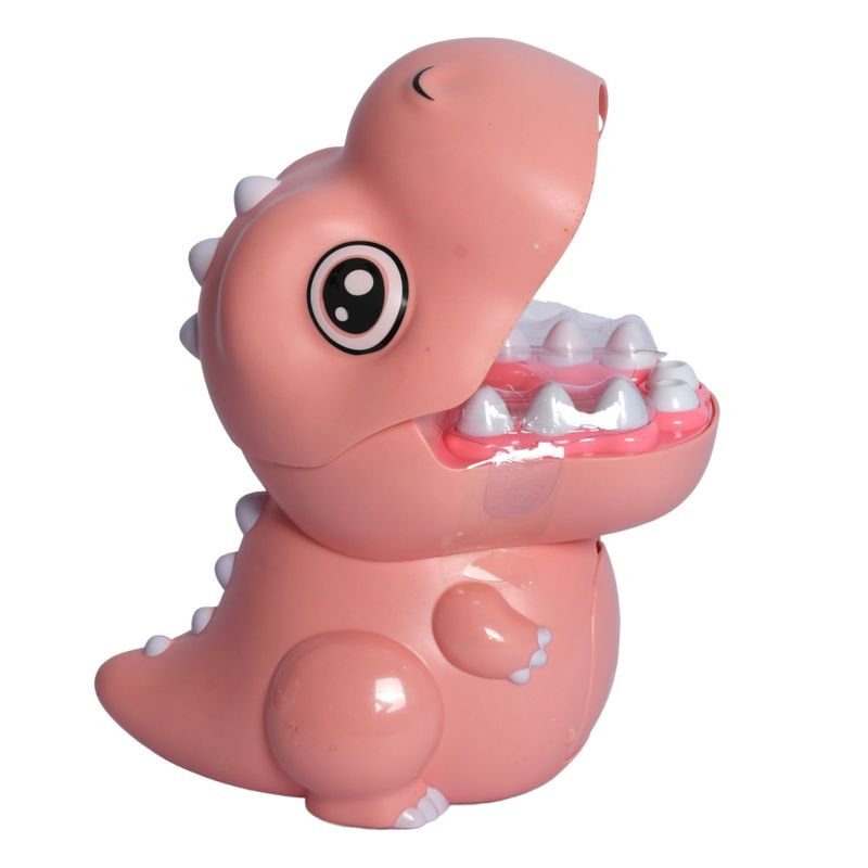STISL354-ROSA---Cofrinho-de-Dinossauro-2-em-1---Dentista---Medical-Piggy-Bank-Care---Rosa---ST-Import-4