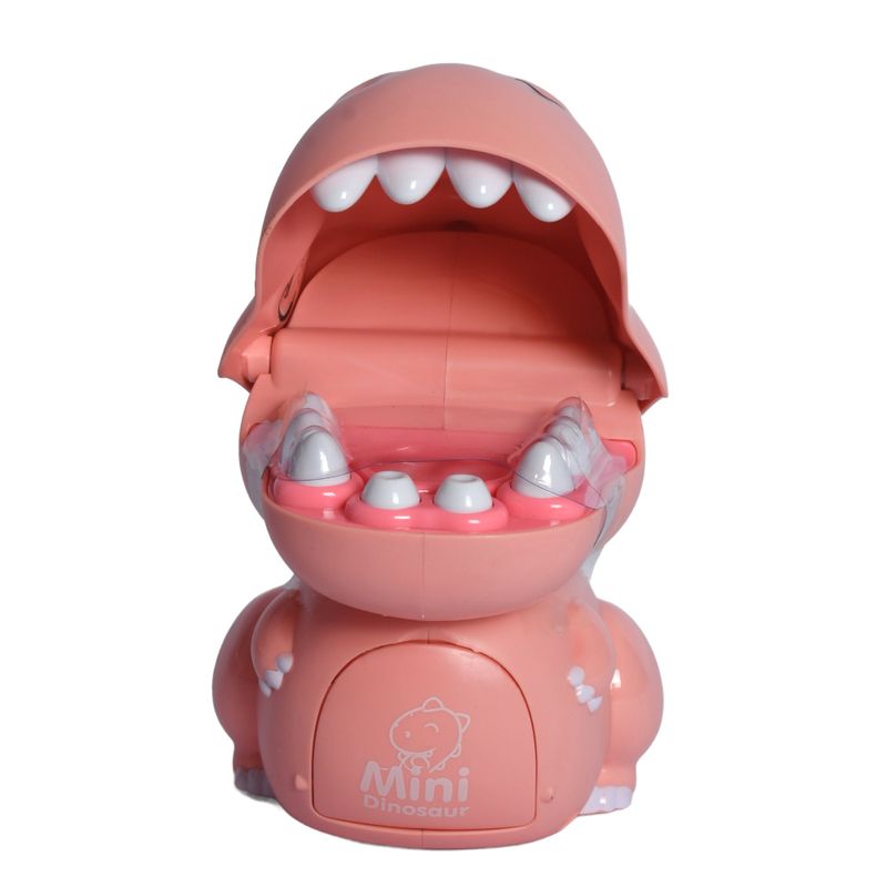 STISL354-ROSA---Cofrinho-de-Dinossauro-2-em-1---Dentista---Medical-Piggy-Bank-Care---Rosa---ST-Import-5