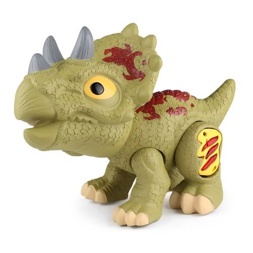 Dinossauro com Luz e Som - Triceratops - Dino Party - 20 cm - ST Import