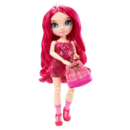 Boneca Rainbow High - Stella Monroe - Junior High - Rosa - 23 cm - MGA