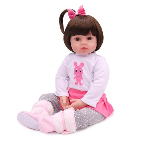 Boneca Reborn - Sarah - Laura Baby - 48 cm - Shiny Toys