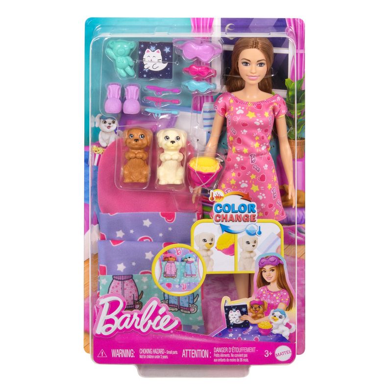 MATHXN01---Boneca-Barbie---Festa-do-Pijama-com-Cachorrinhos---Color-Change---Mattel-2